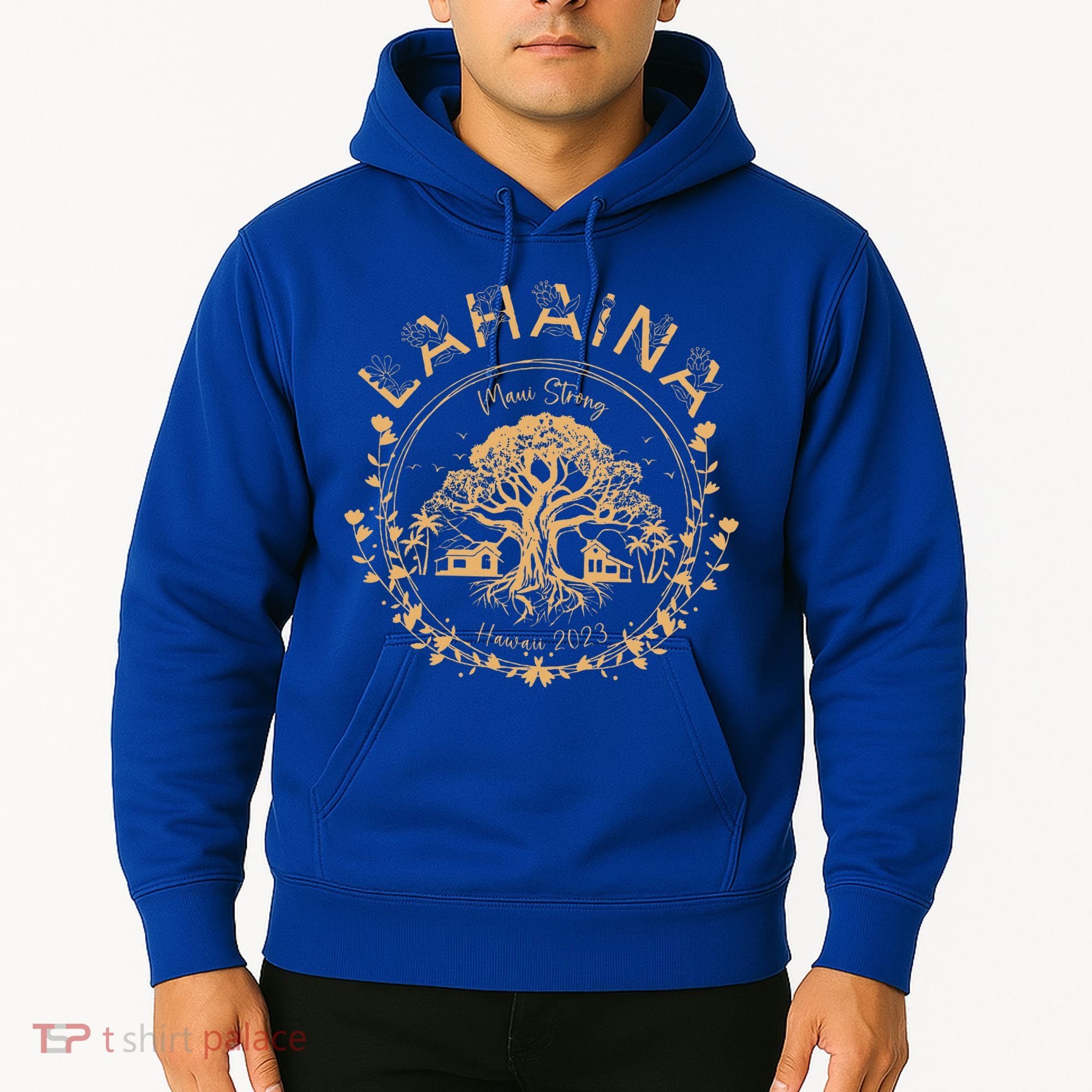 Lahaina Strong Maui Hawaii Old Banyan Tree saving squad Hoodie