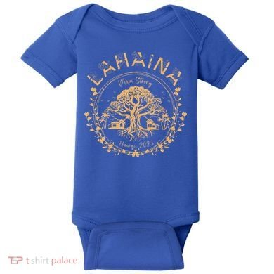 Lahaina Strong Maui Hawaii Old Banyan Tree saving squad Baby Bodysuit