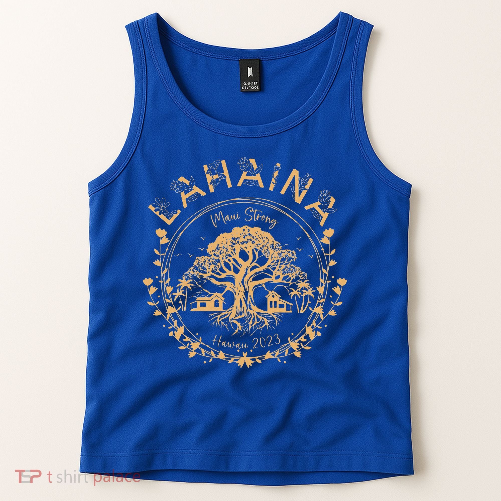 Lahaina Strong Maui Hawaii Old Banyan Tree saving squad Tank Top