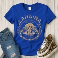 Lahaina Strong Maui Hawaii Old Banyan Tree saving squad Women's T-Shirt thumb 3