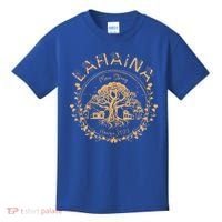 Lahaina Strong Maui Hawaii Old Banyan Tree saving squad Kids T-Shirt thumb 0