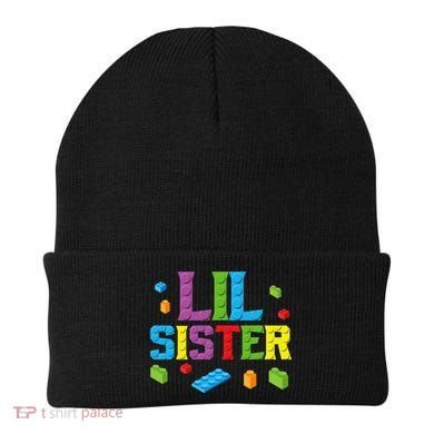 Lil Sister Master Builder Building Bricks Blocks Family Set Beanie