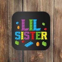 Lil Sister Master Builder Building Bricks Blocks Family Set Coaster thumb 0