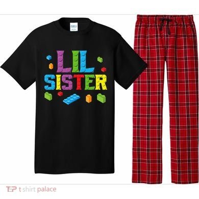 Lil Sister Master Builder Building Bricks Blocks Family Set Pajama Set