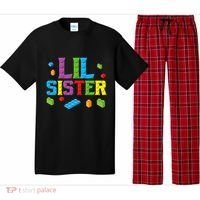 Lil Sister Master Builder Building Bricks Blocks Family Set Pajama Set thumb 0