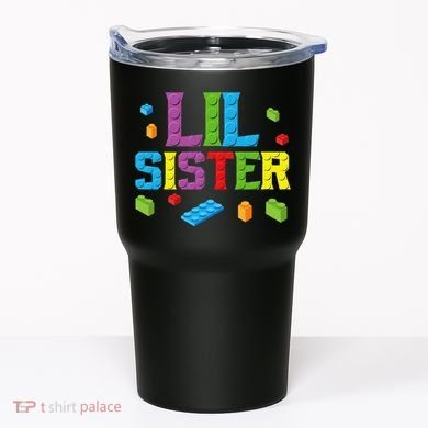 Lil Sister Master Builder Building Bricks Blocks Family Set Tumbler