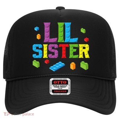 Lil Sister Master Builder Building Bricks Blocks Family Set Hat
