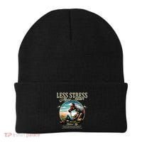 Less Stress More Relax Cowgirl Beanie thumb 0