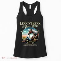 Less Stress More Relax Cowgirl Women's Tank Top thumb 0