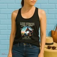Less Stress More Relax Cowgirl Women's Tank Top thumb 2
