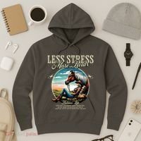 Less Stress More Relax Cowgirl Hoodie thumb 3