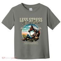 Less Stress More Relax Cowgirl Toddler T-Shirt thumb 0