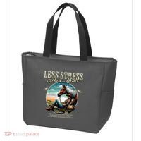 Less Stress More Relax Cowgirl Tote Bag thumb 3