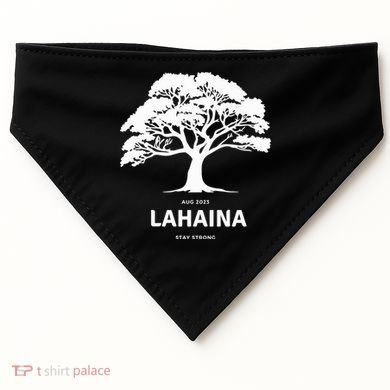 Lahaina Support Maui Strong Hawaii USA-Made Doggie Bandana