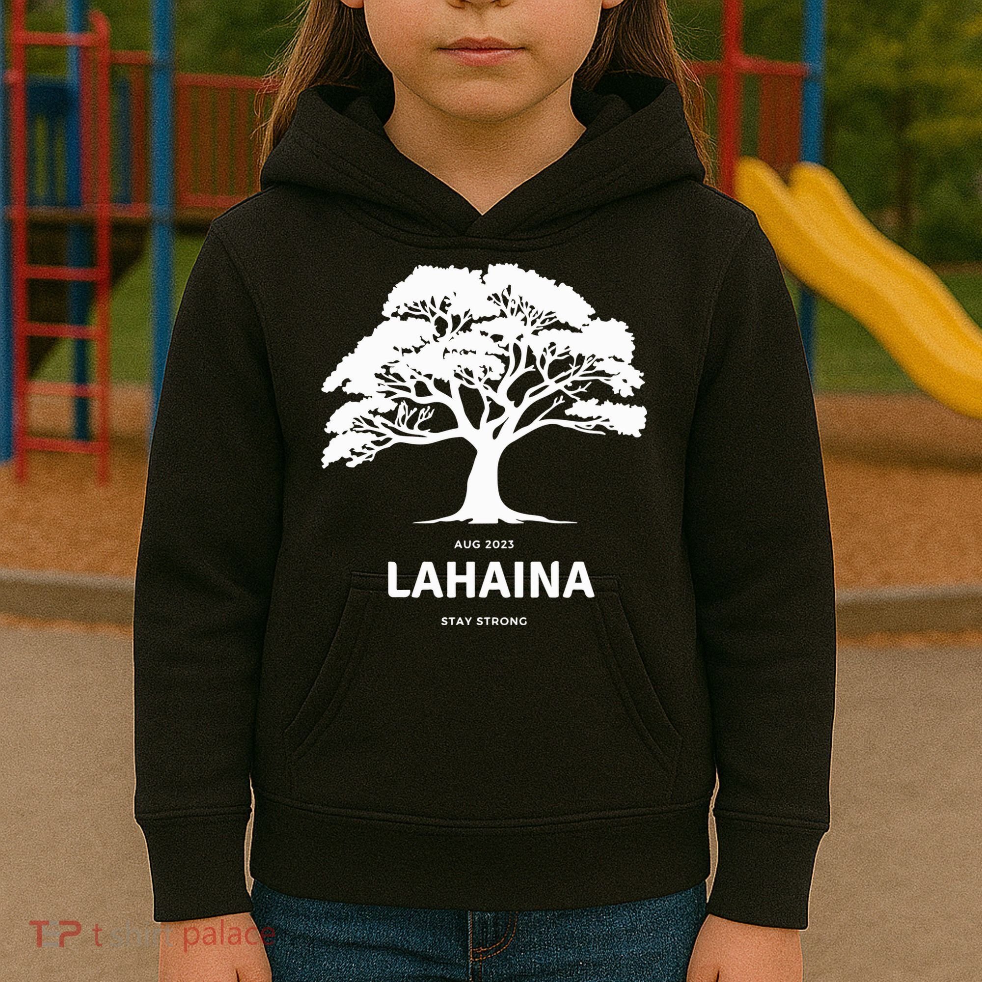 Lahaina Support Maui Strong Hawaii Kids Hoodie