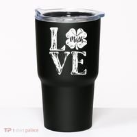 Love Shamrock Math Teacher St Patricks Day Tumbler thumb 0