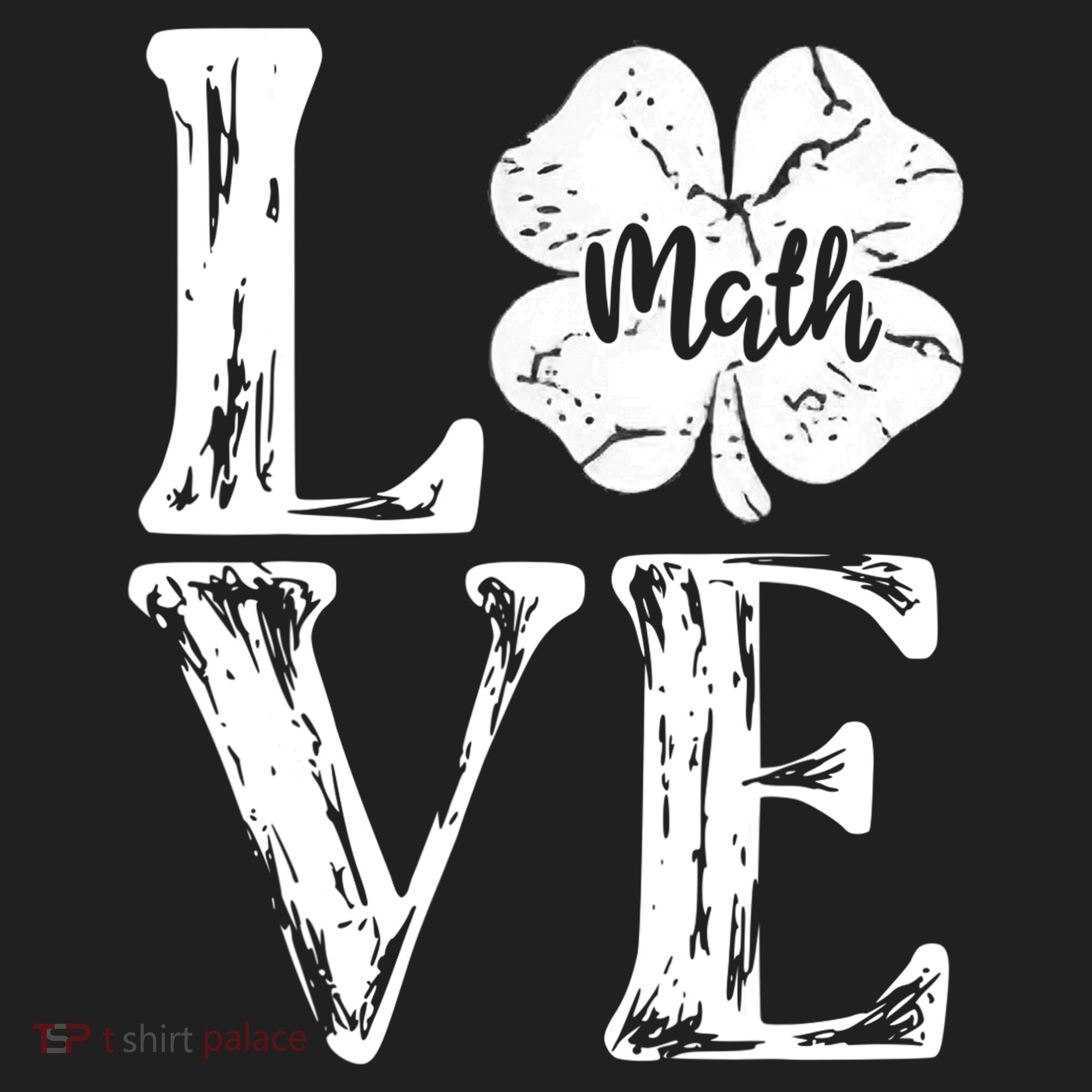 Love Shamrock Math Teacher St Patricks Day Hat