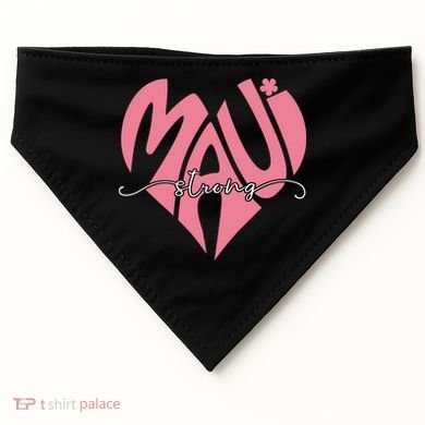 Love Support Maui Strong USA-Made Doggie Bandana