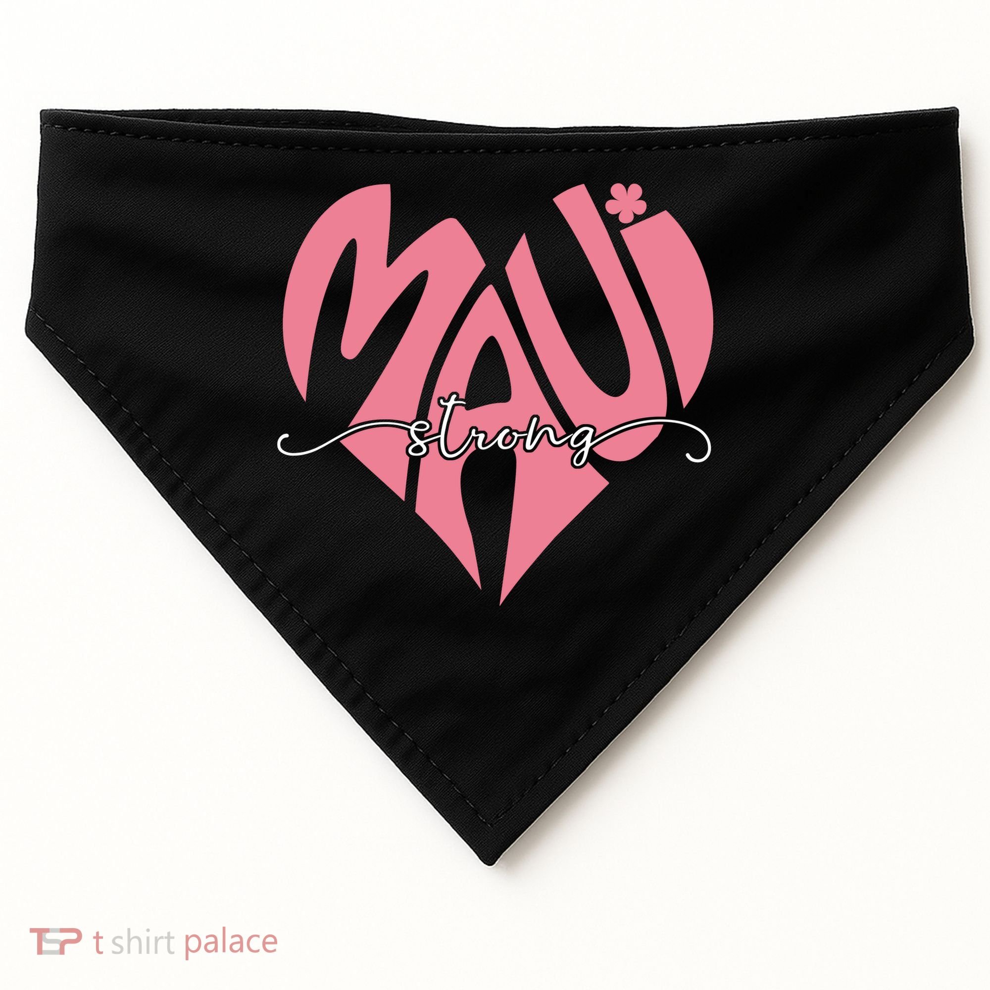 Love Support Maui Strong USA-Made Doggie Bandana