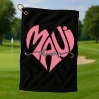 Love Support Maui Strong Golf Towel thumb 1