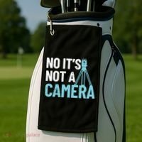 Land Surveyor No Its Not A Camera Surveyor Golf Towel thumb 2