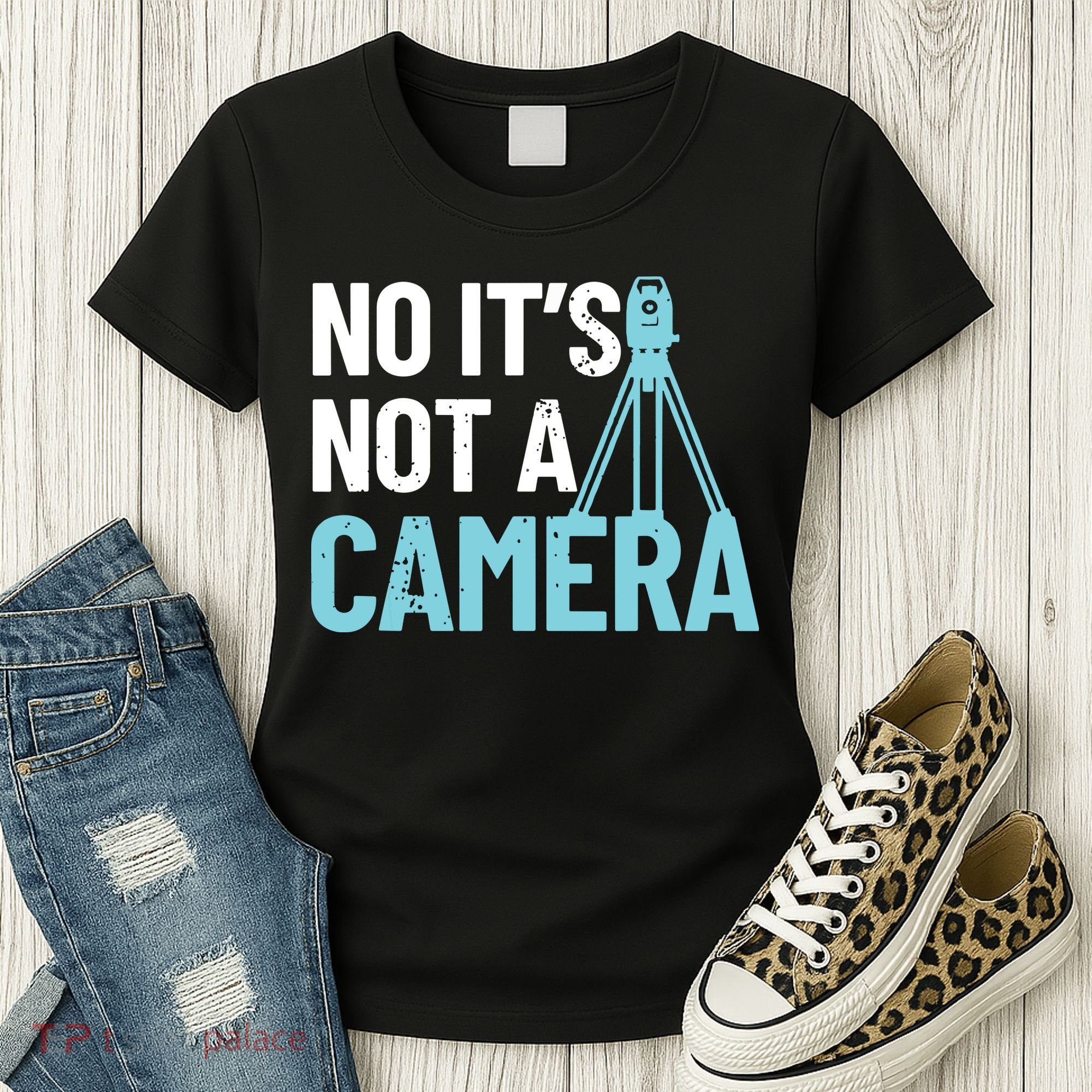 Land Surveyor No Its Not A Camera Surveyor Women's T-Shirt