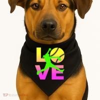 Love Softball N Gift USA-Made Doggie Bandana thumb 1