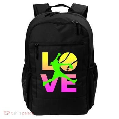 Love Softball N Gift Backpack