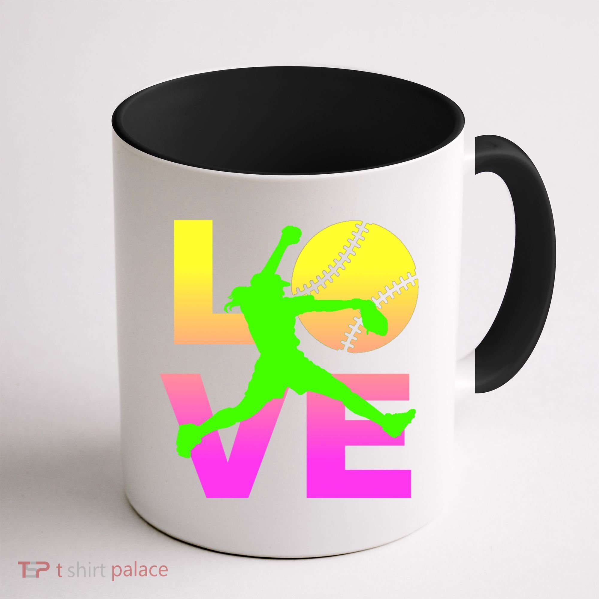 Love Softball N Gift Coffee Mug