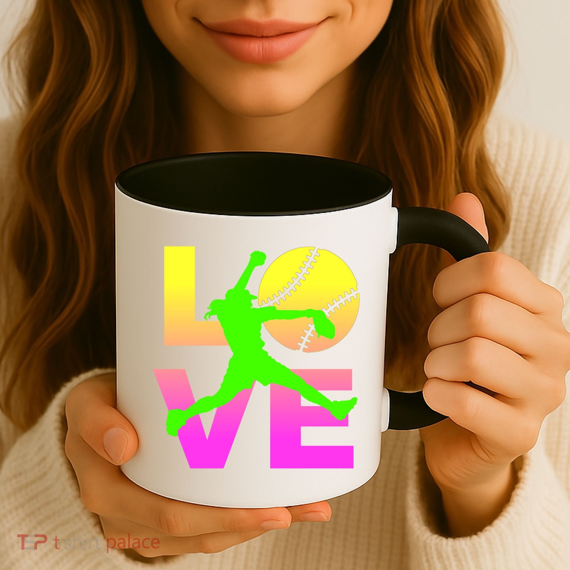 Love Softball N Gift Coffee Mug