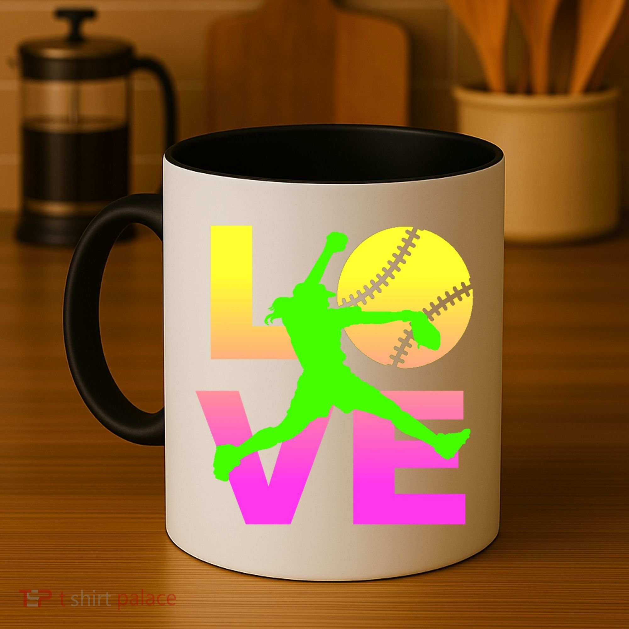 Love Softball N Gift Coffee Mug
