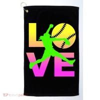 Love Softball N Gift Golf Towel thumb 0