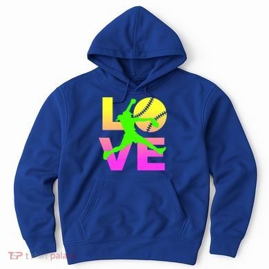 Love Softball N Gift Hoodie
