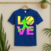 Love Softball N Gift T-Shirt thumb 2