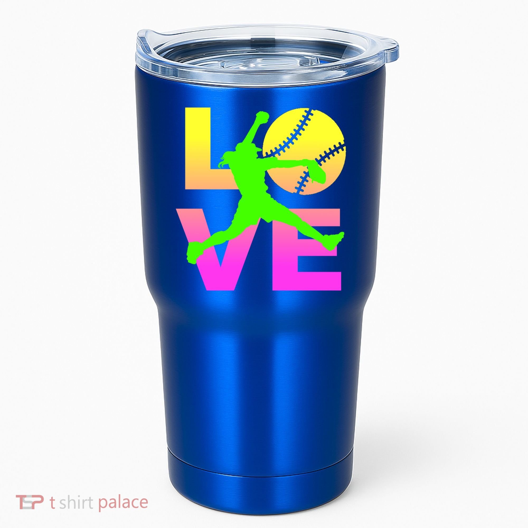 Love Softball N Gift Tumbler