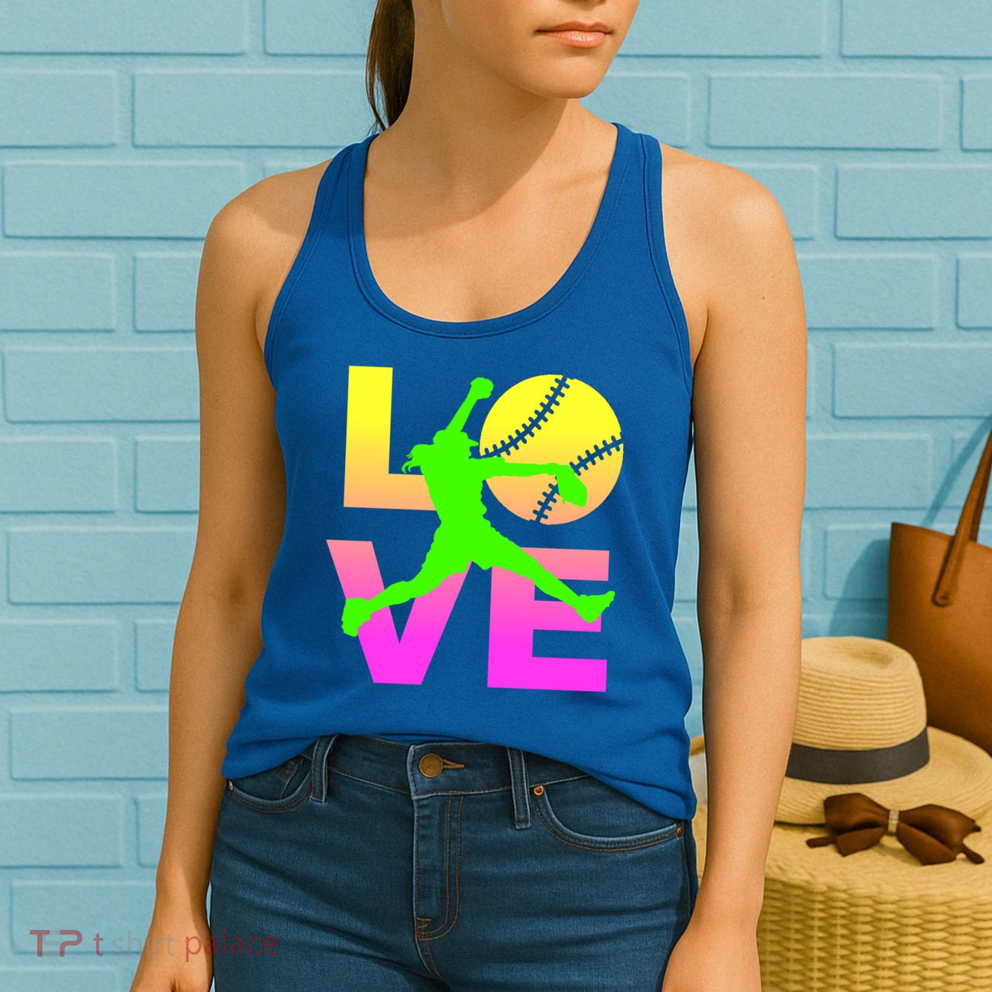 Love Softball N Gift Women's Tank Top