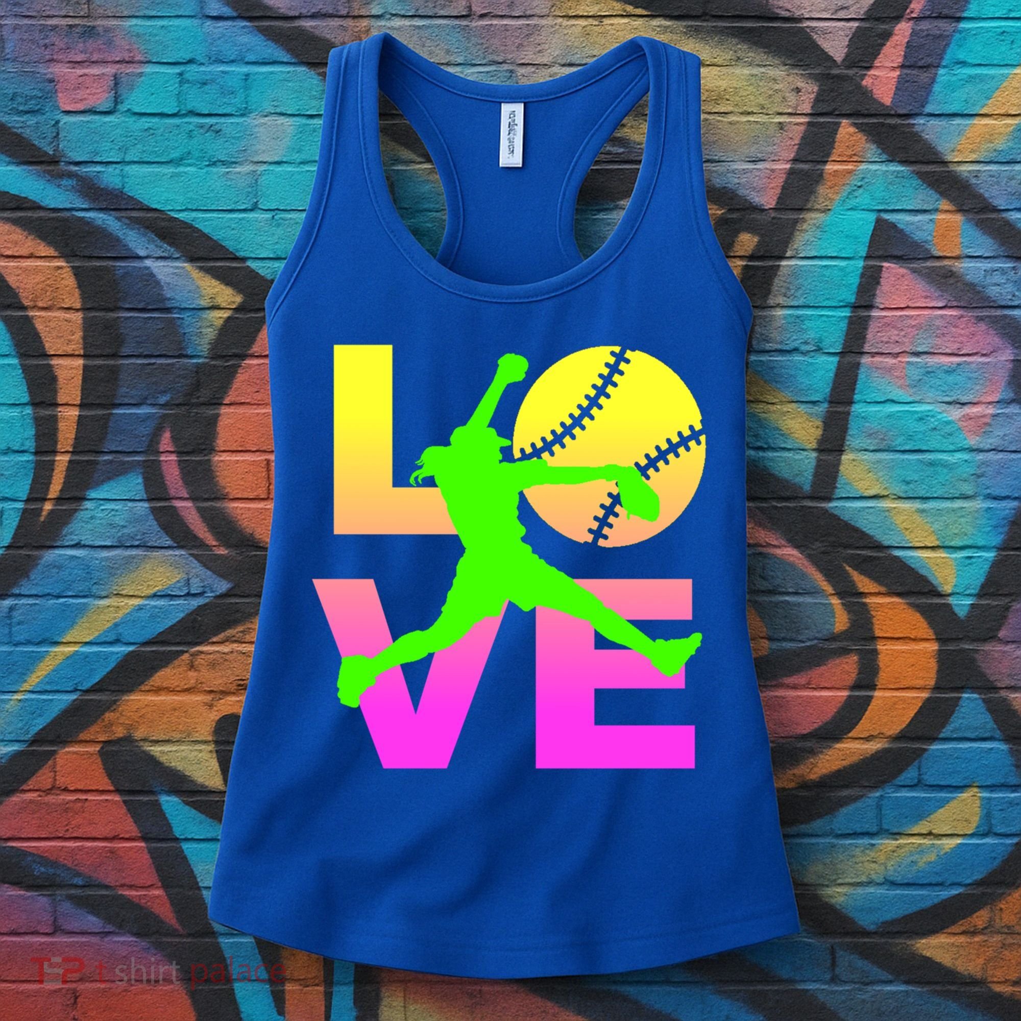 Love Softball N Gift Women's Tank Top