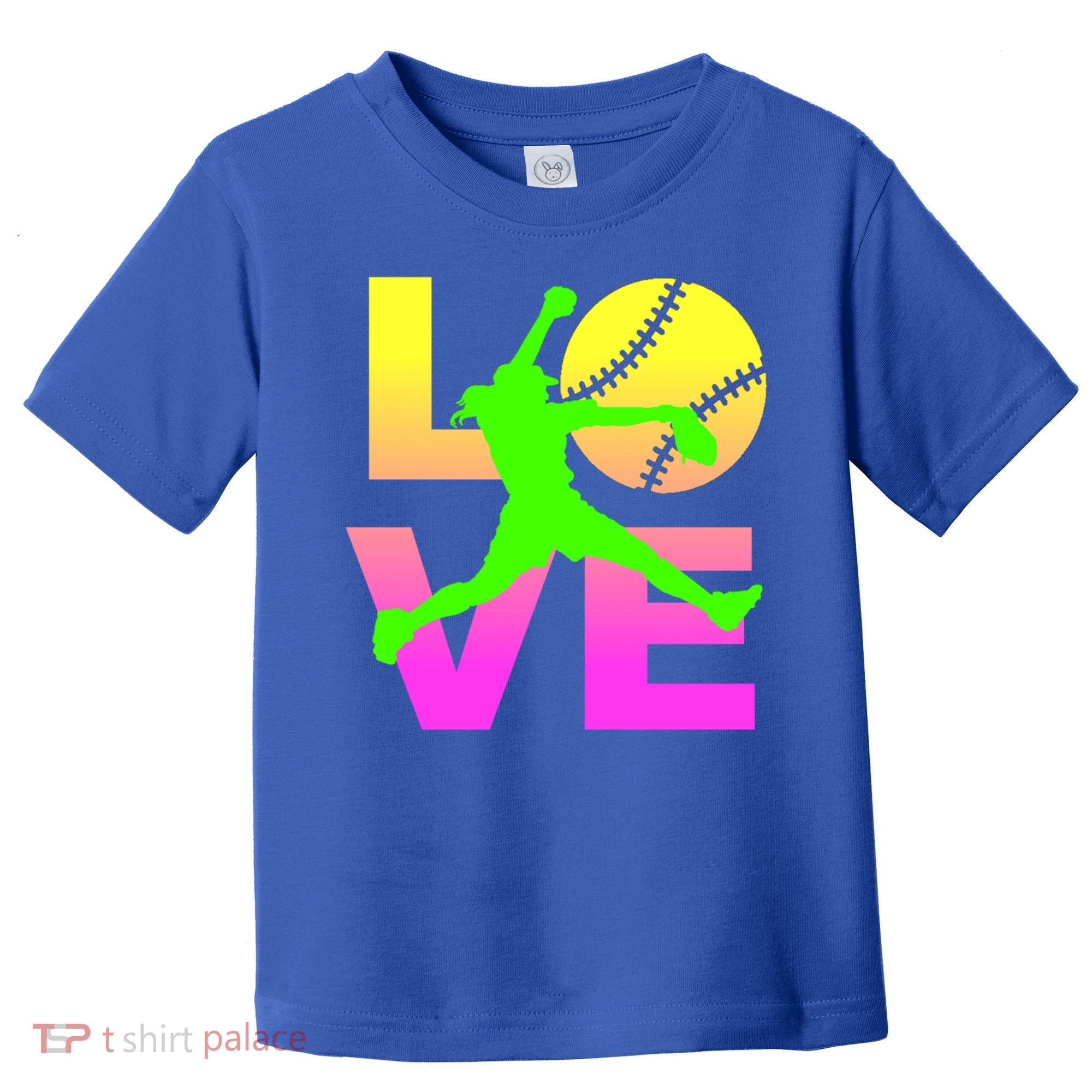 Love Softball N Gift Toddler T-Shirt
