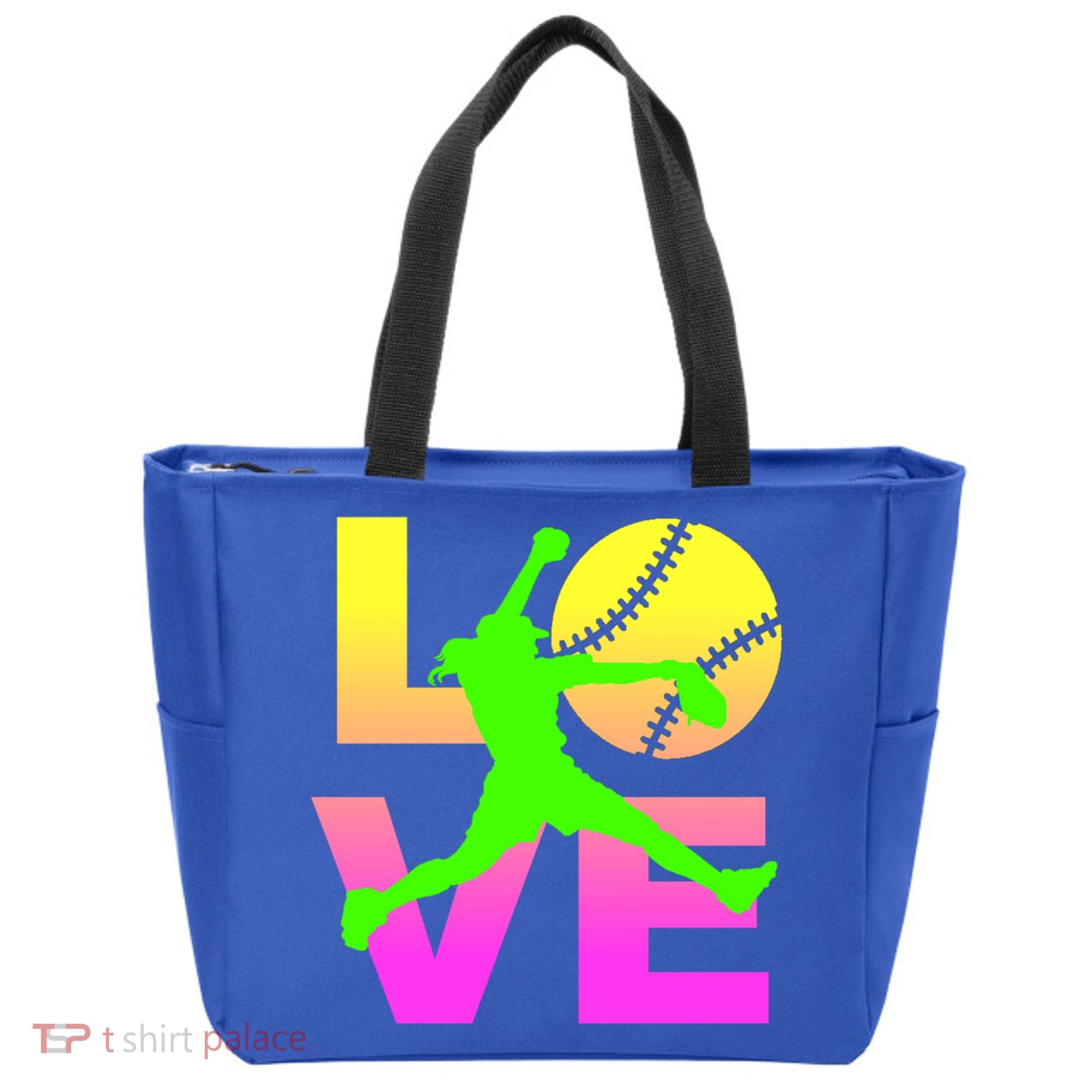 Love Softball N Gift Tote Bag