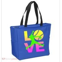 Love Softball N Gift Tote Bag thumb 2
