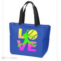 Love Softball N Gift Tote Bag thumb 3