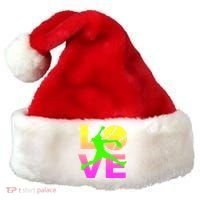 Love Softball N Gift Santa Hat thumb 0