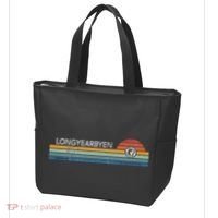 Longyearbyen Svalbard Norway Retro Sunset Rainbow Synth Idea Tote Bag thumb 3