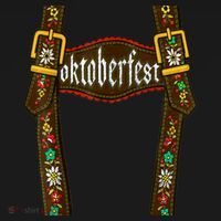 Lederhosen Suspenders Oktoberfest Bavarian Munich Beer Hoodie thumb 2