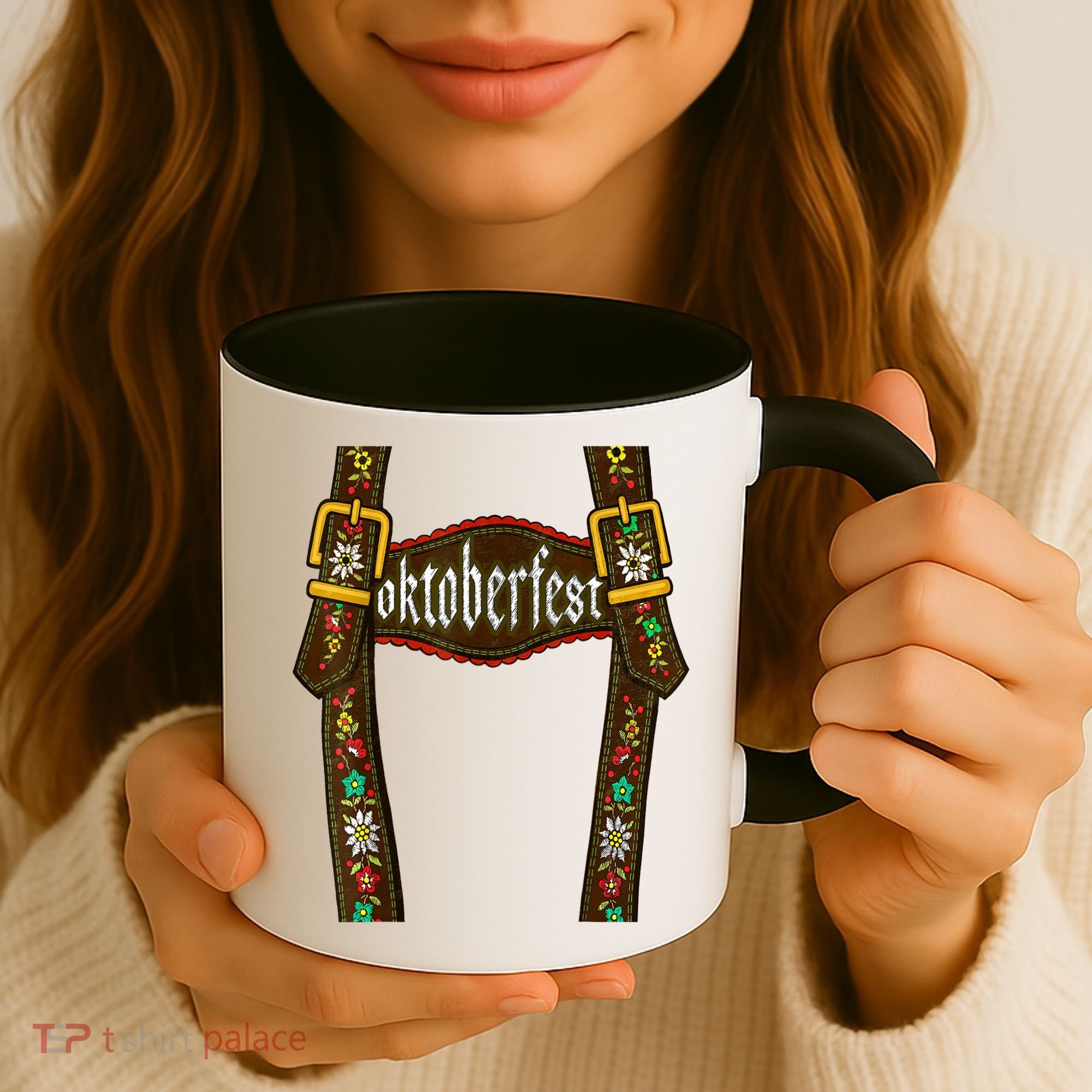 Lederhosen Suspenders Oktoberfest Bavarian Munich Beer Coffee Mug