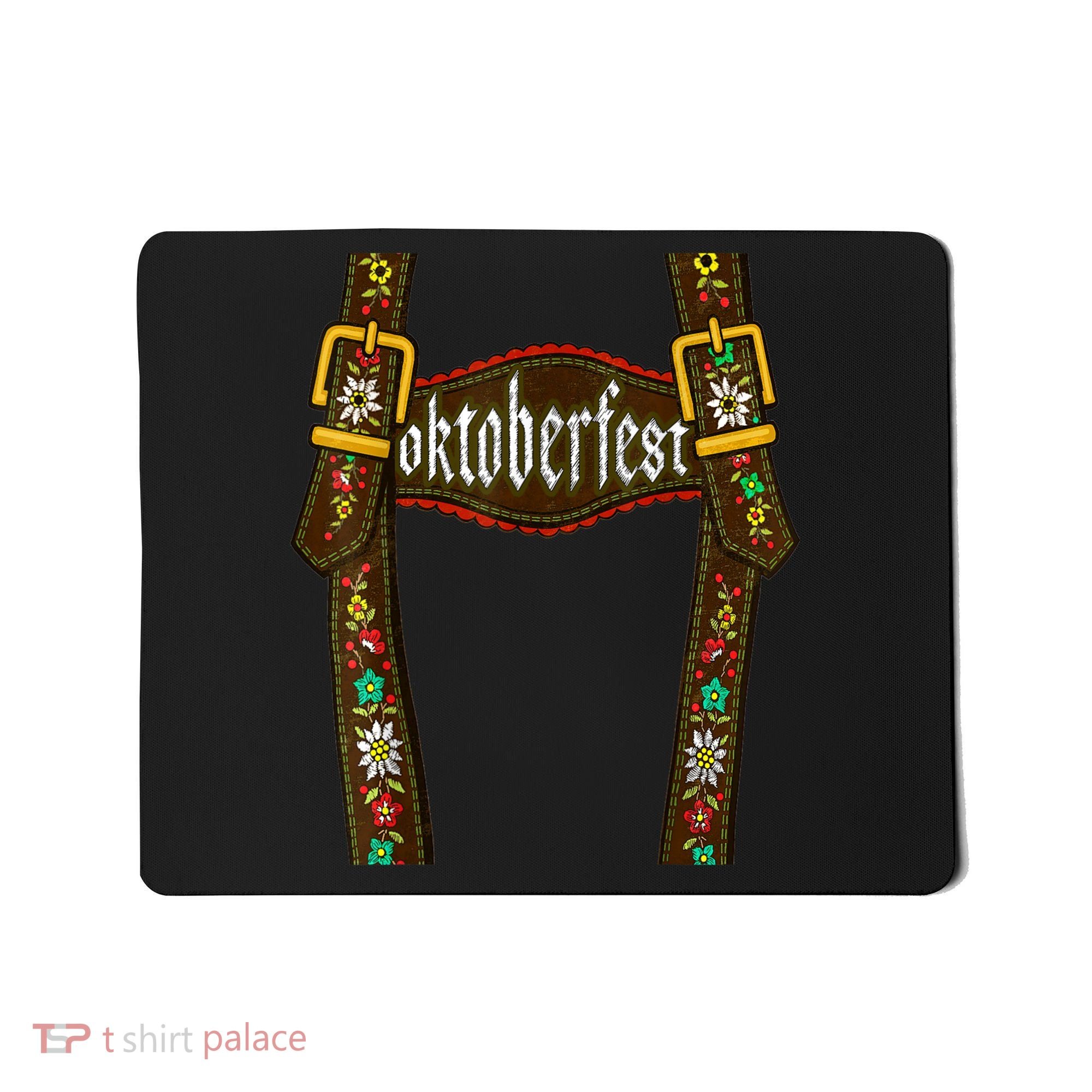 Lederhosen Suspenders Oktoberfest Bavarian Munich Beer Mousepad