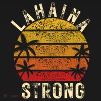 LAHAINA Strong Palm Trees Sunset Lahaina Hawaii Sweatshirt thumb 3