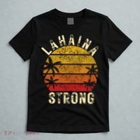 LAHAINA Strong Palm Trees Sunset Lahaina Hawaii T-Shirt thumb 5