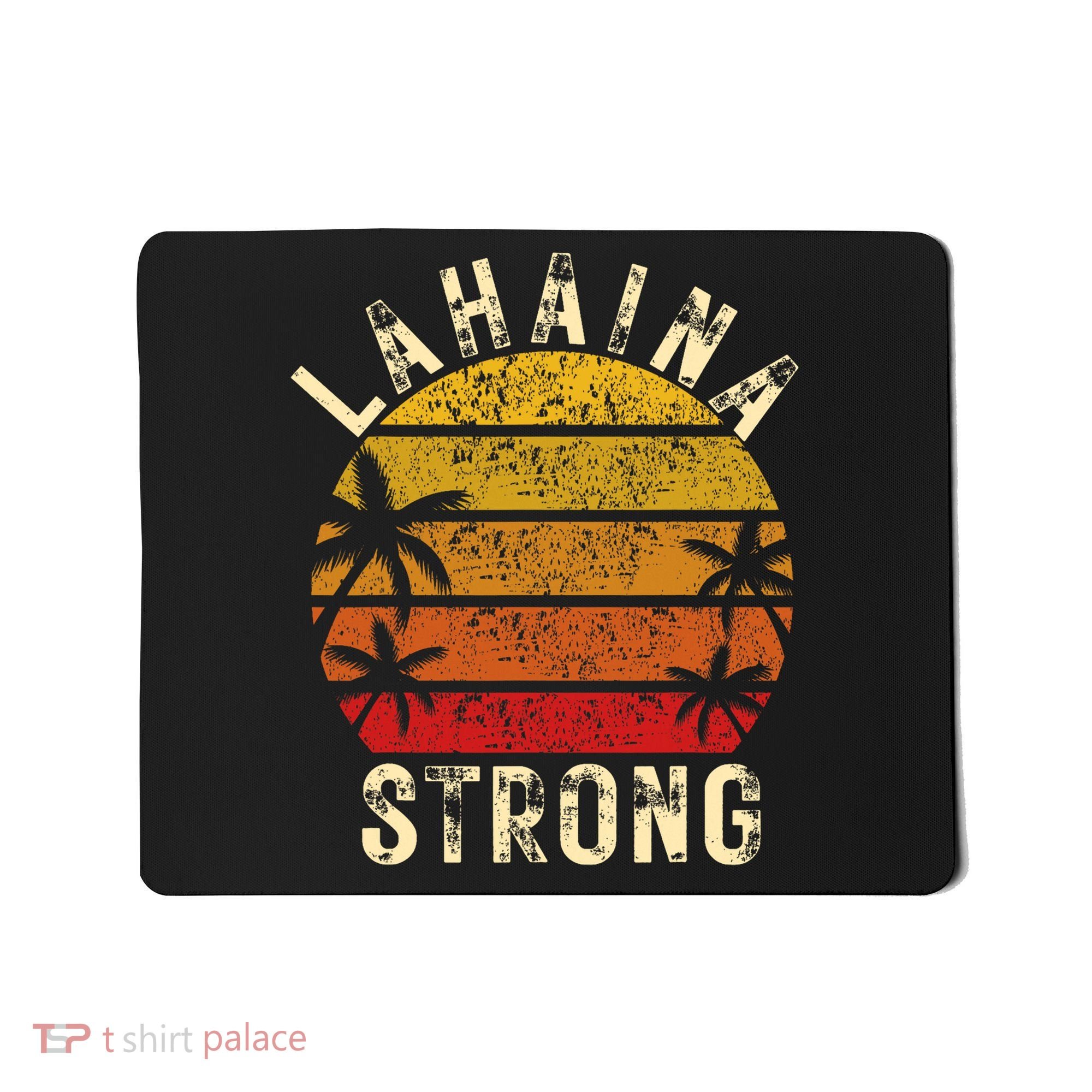 LAHAINA Strong Palm Trees Sunset Lahaina Hawaii Mousepad