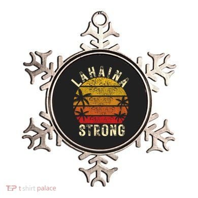LAHAINA Strong Palm Trees Sunset Lahaina Hawaii Ornament